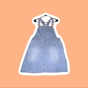 Denim Overall Mini Dress